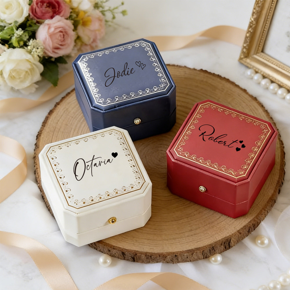 Body Jewelry Organizer - Caja de Anillos Personalizada de Piel