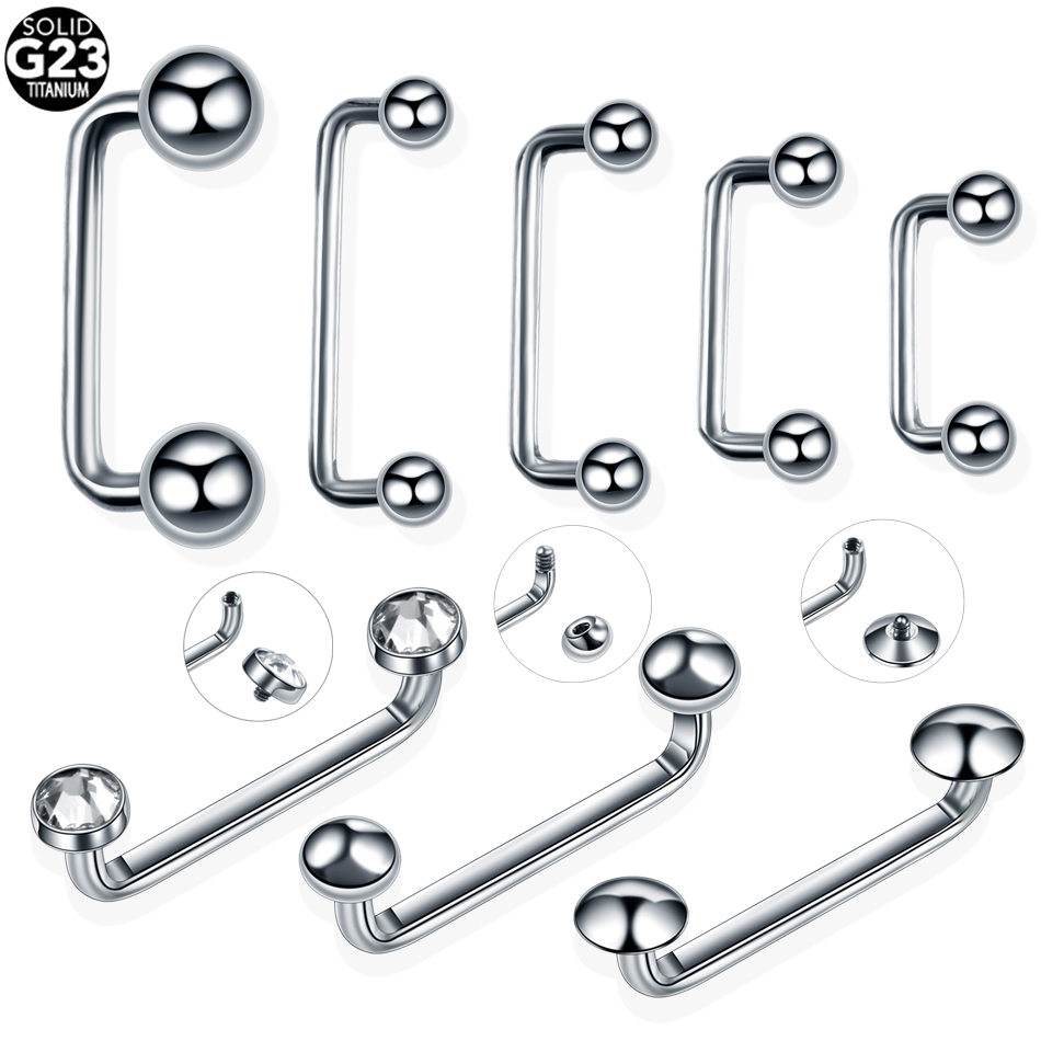 Body Jewelry Dermal - Piercings dérmicos de titanio G23, 14G,