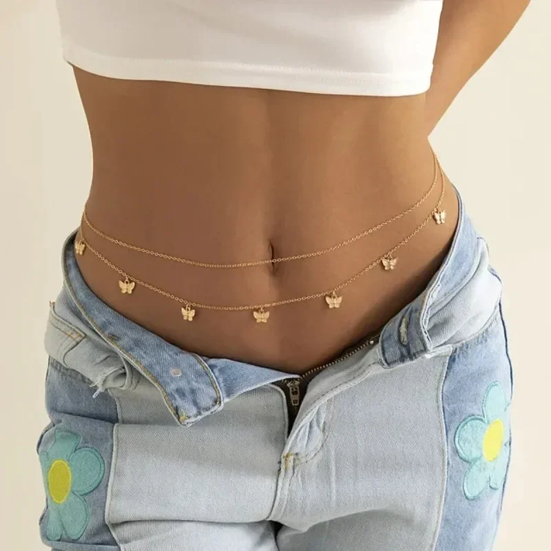 Body Jewelry Chains - Abalorio nuevo, cadena de mariposa de