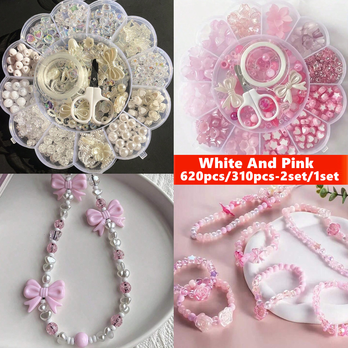 Body Jewelry Organizer - 2 Sets/1 Set de Cuentas Sueltas