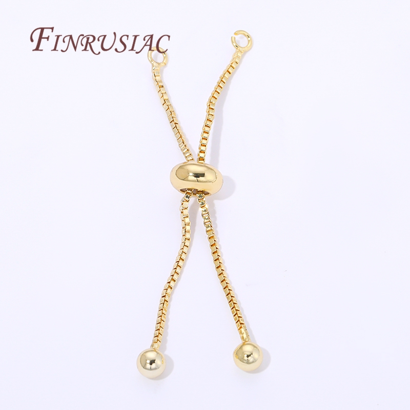 Body Jewelry Organizer - Cadenas de caja ajustables chapadas en