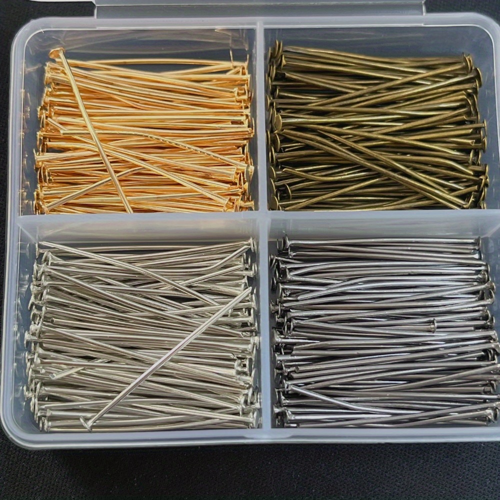 Body Jewelry Organizer - 400 Piezas de Alfileres de Cabeza
