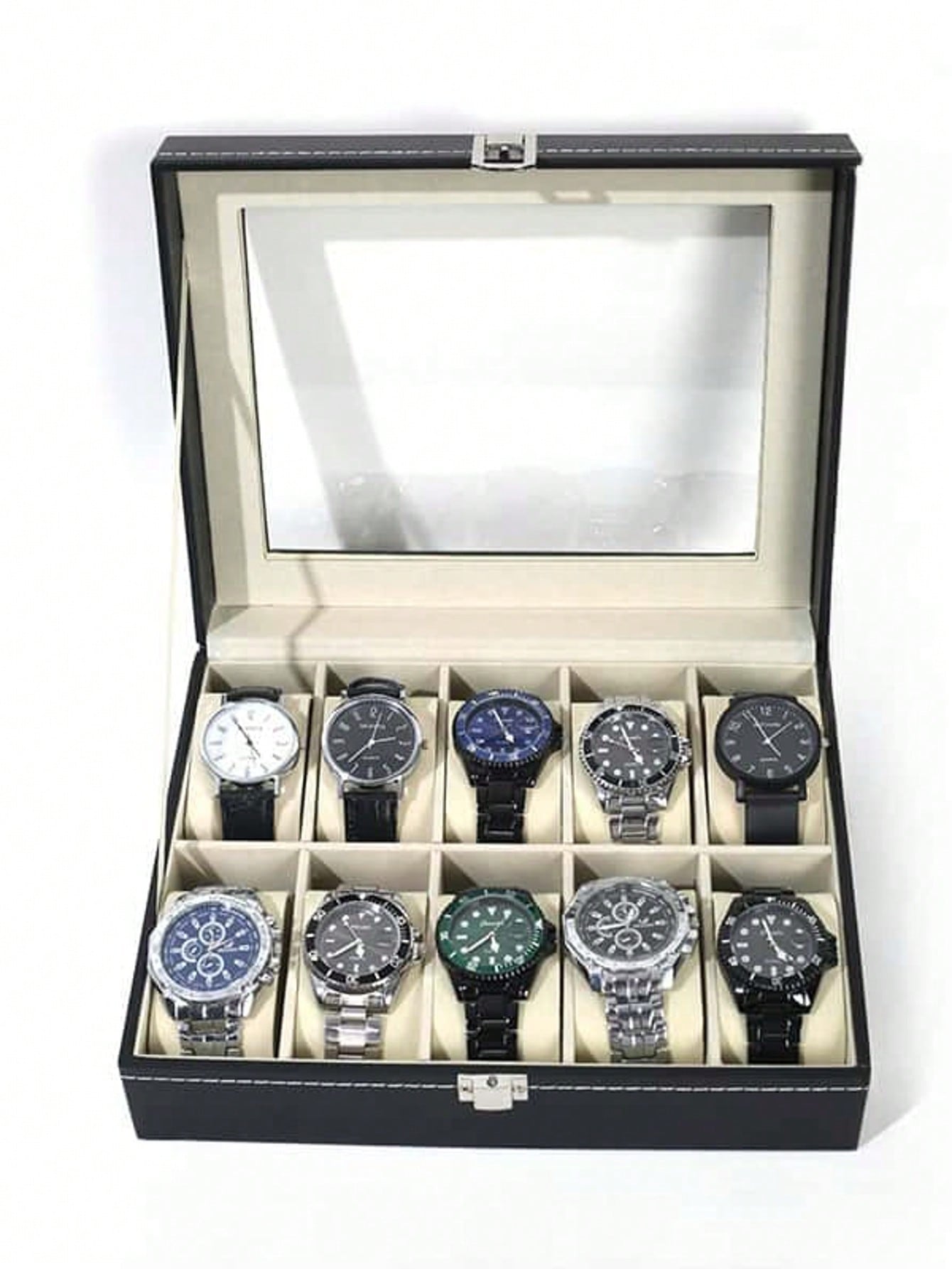 Body Jewelry Organizer - Caja de Relojes de Cuero con