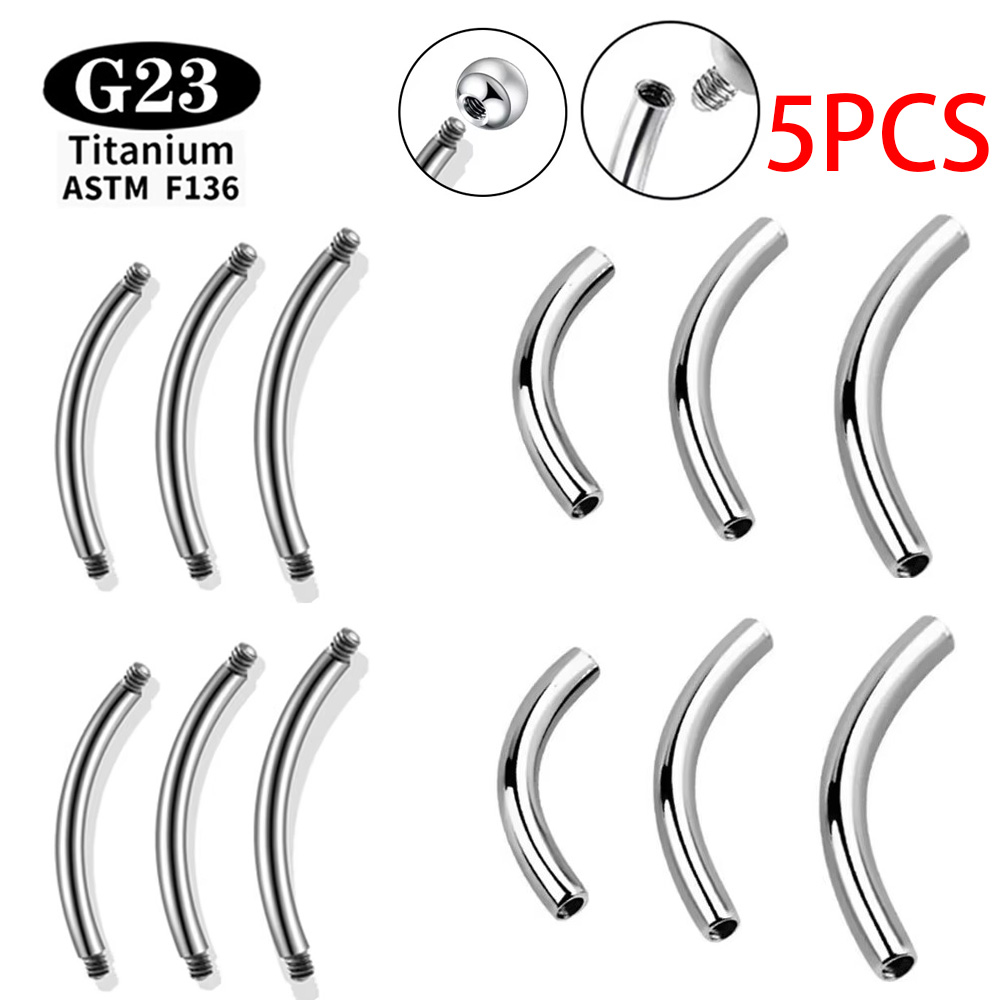 Body Jewelry Dermal - Kit de 5 Piezas de Piercing