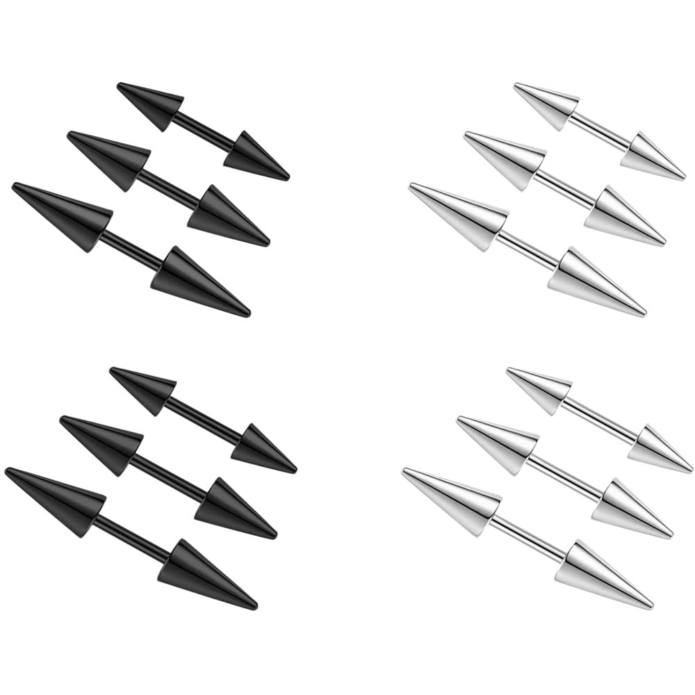 Rook Curved Barbell - 2 piezas de joyería perforada de