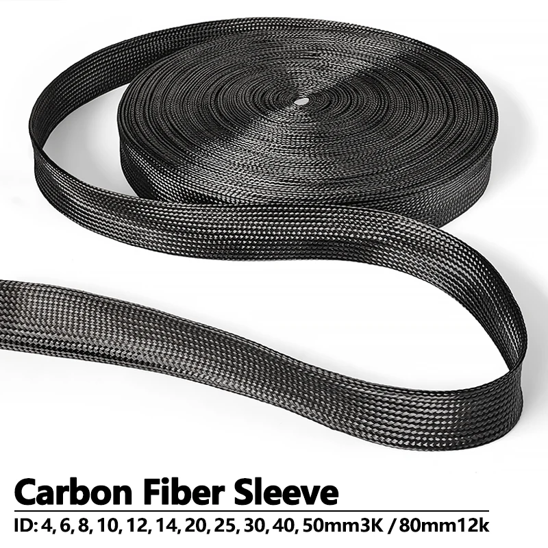 Body Jewelry 4 U - Tubo/Manguito de Fibra de Carbono Trenzado