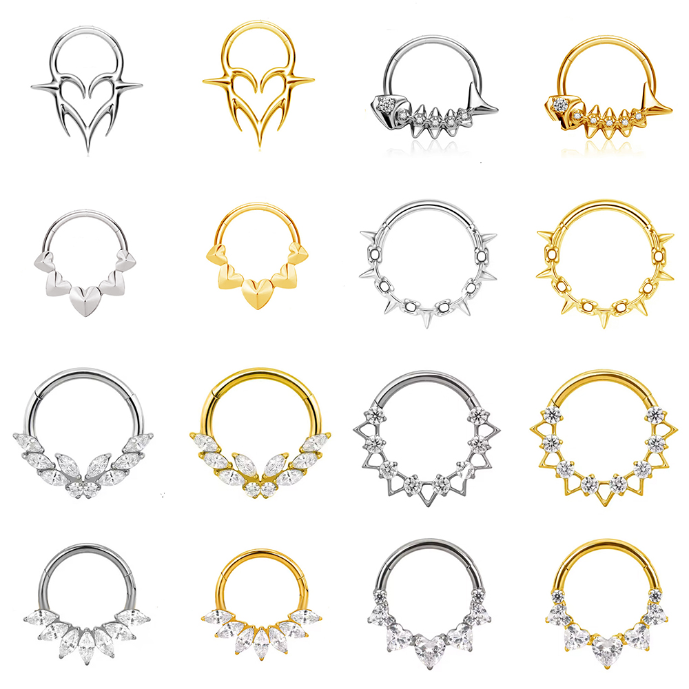 Rook Curved Barbell - 1 Uds G23 anillo de aro