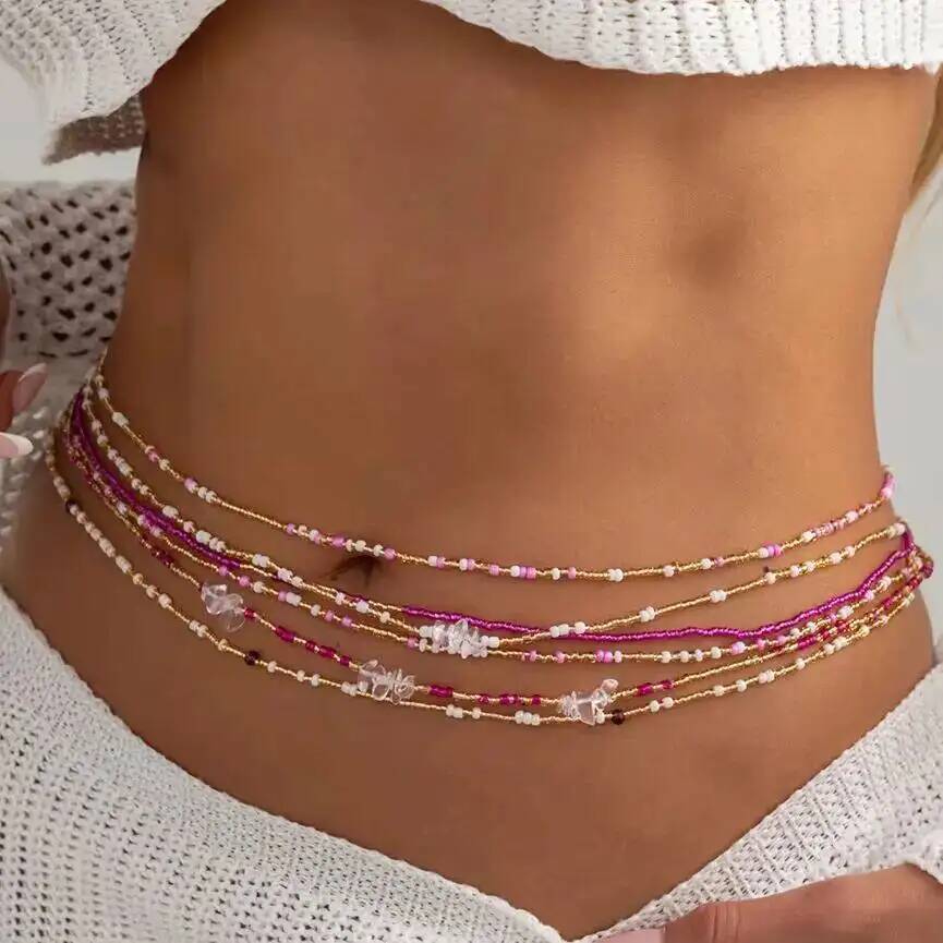Body Jewelry Chains - SHIXIN Juego de 6 Cadenas de