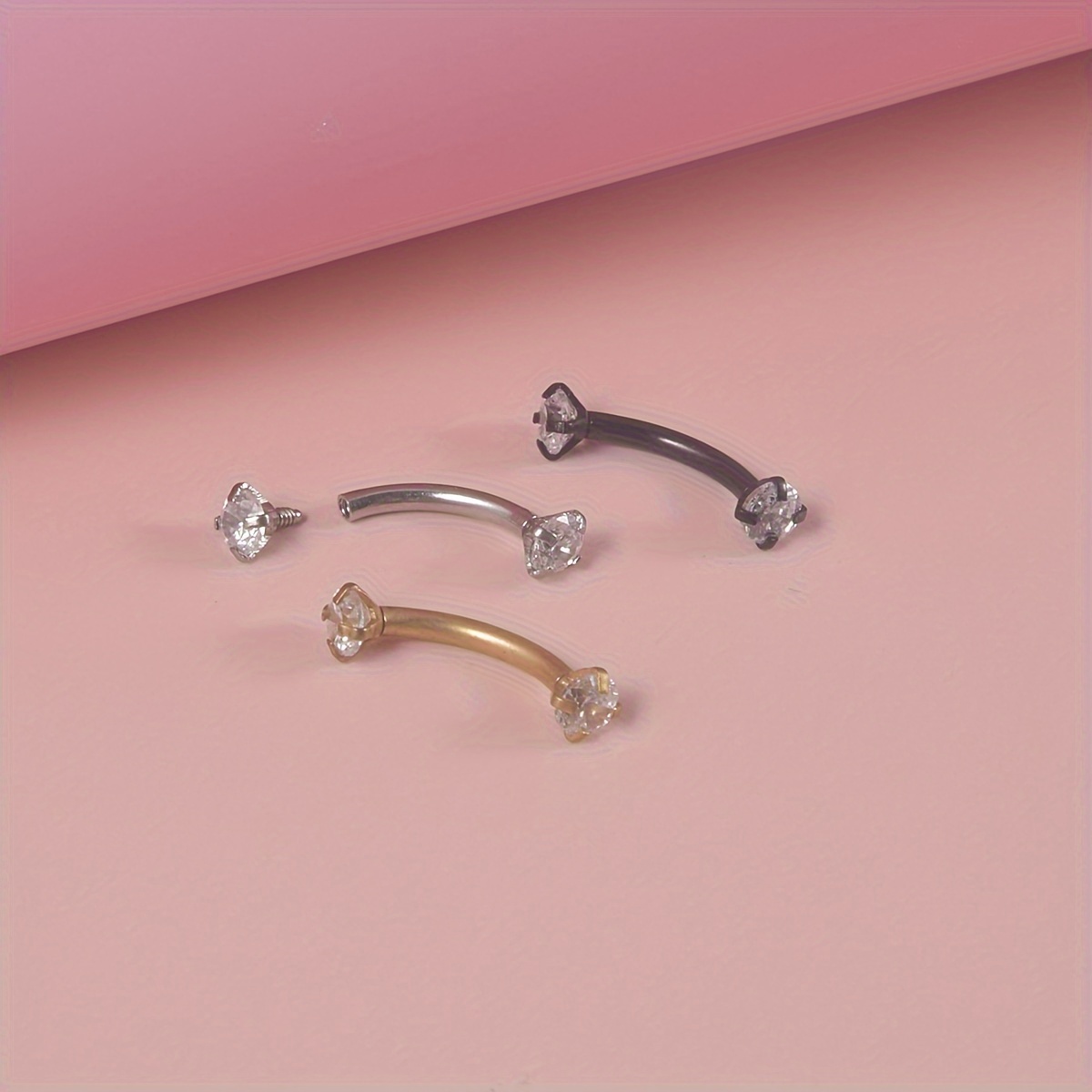 3pcs 16G pendientes de torre a - Rook Curved Barbell reseña y precio
