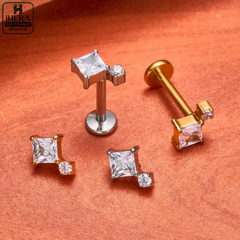 Piercing de Titanio F136 para  - Body Jewelry Vertical Labret reseña y precio