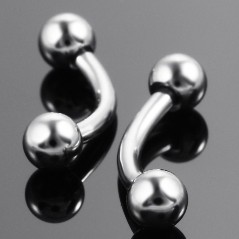 10 unids/lote de acero para ce - Rook Curved Barbell reseña y precio