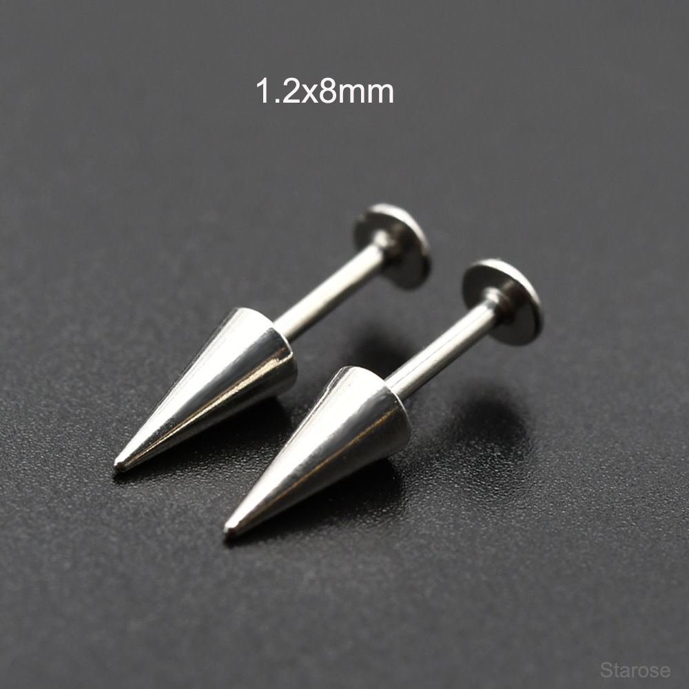 Starose-pendientes de acero in - Body Jewelry Vertical Labret reseña y precio