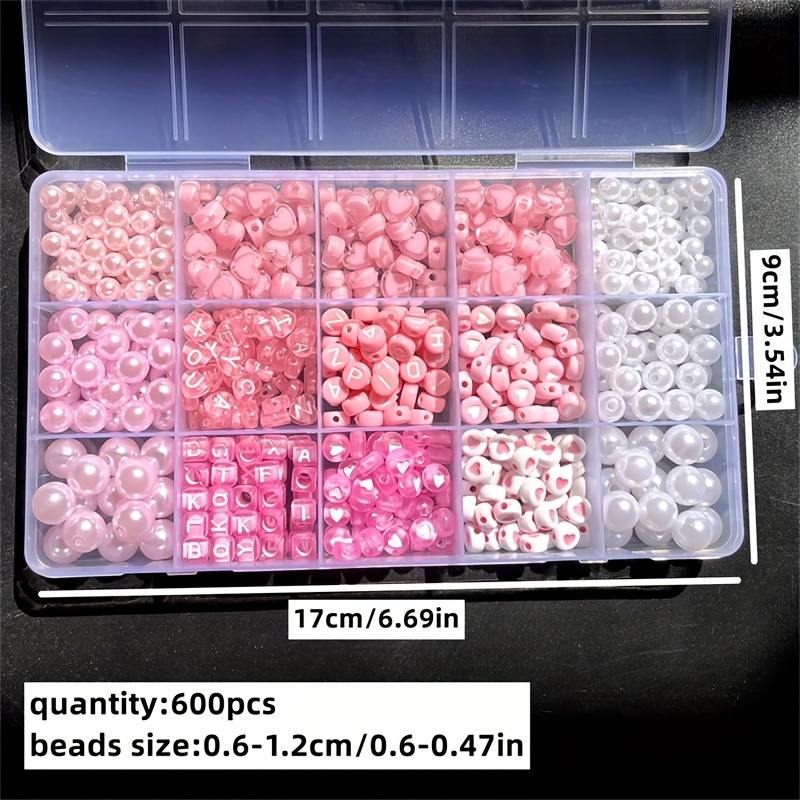 Caja de Alfabeto Rosa de 10 Pi - Body Jewelry Organizer reseña y precio