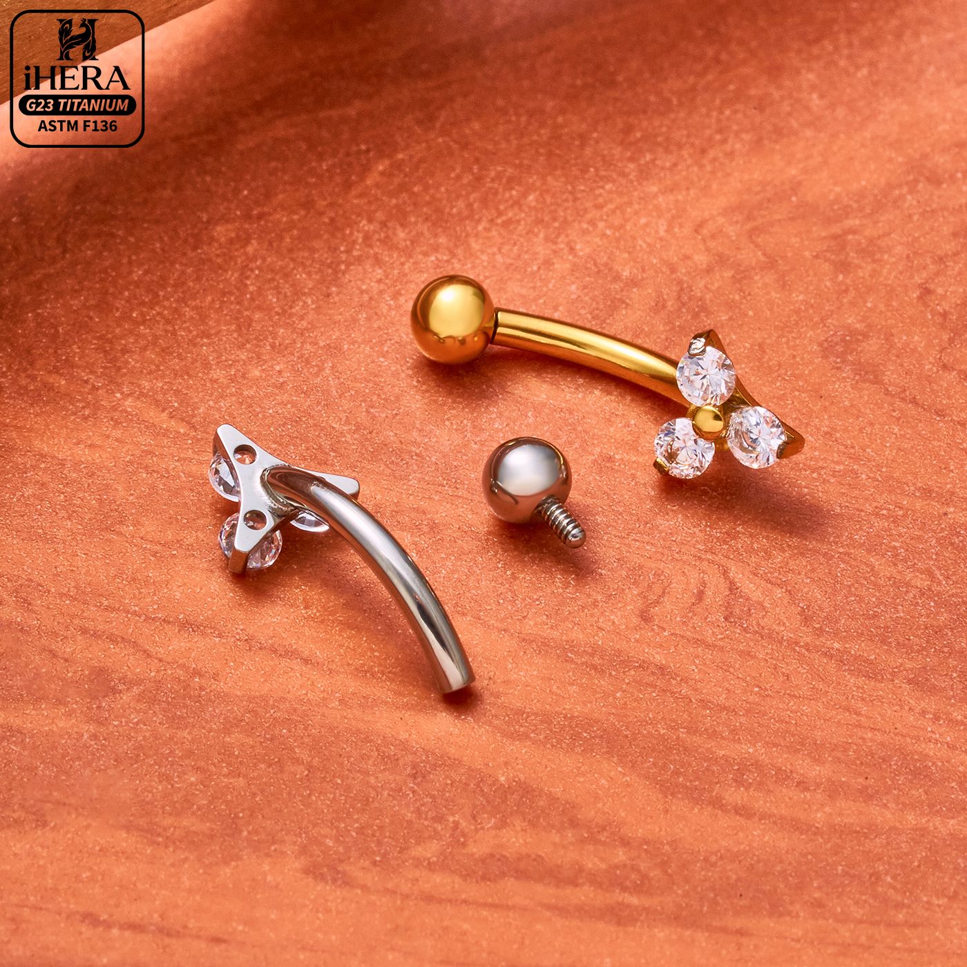Piercing de Titanio F136 con B - Body Jewelry Vertical Labret reseña y precio