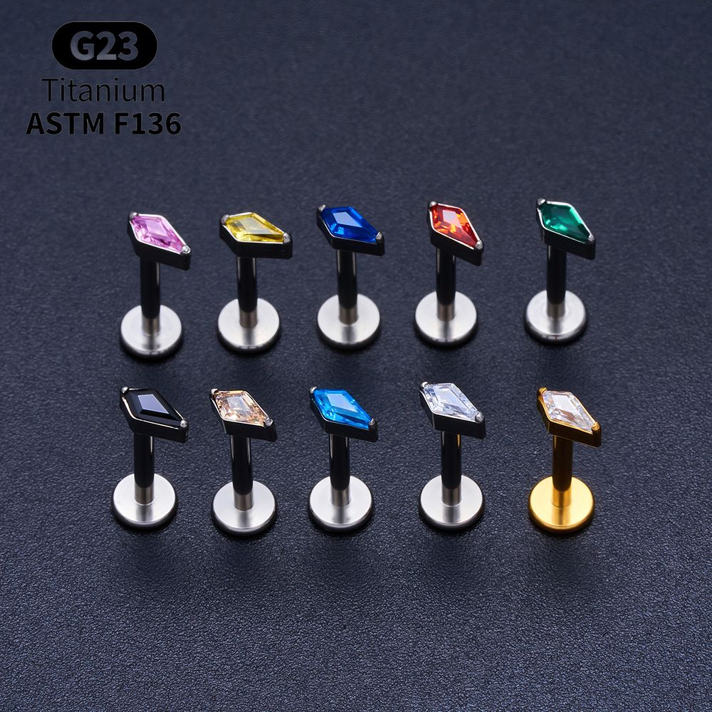 Set de Piercings Labret de Tit - Body Jewelry Vertical Labret reseña y precio