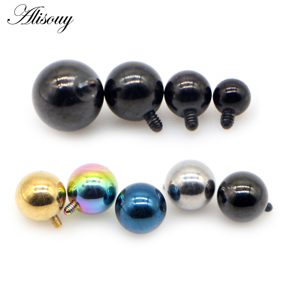 Alisouy 2 uds 3/4/5/6mm 16G bo - Body Jewelry Dermal reseña y precio