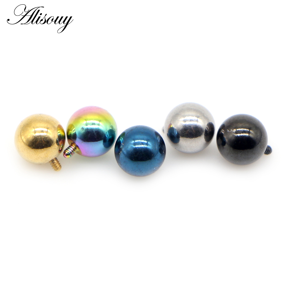 Alisouy 2 uds 3/4/5/6mm 16G bo - Body Jewelry Dermal reseña y precio