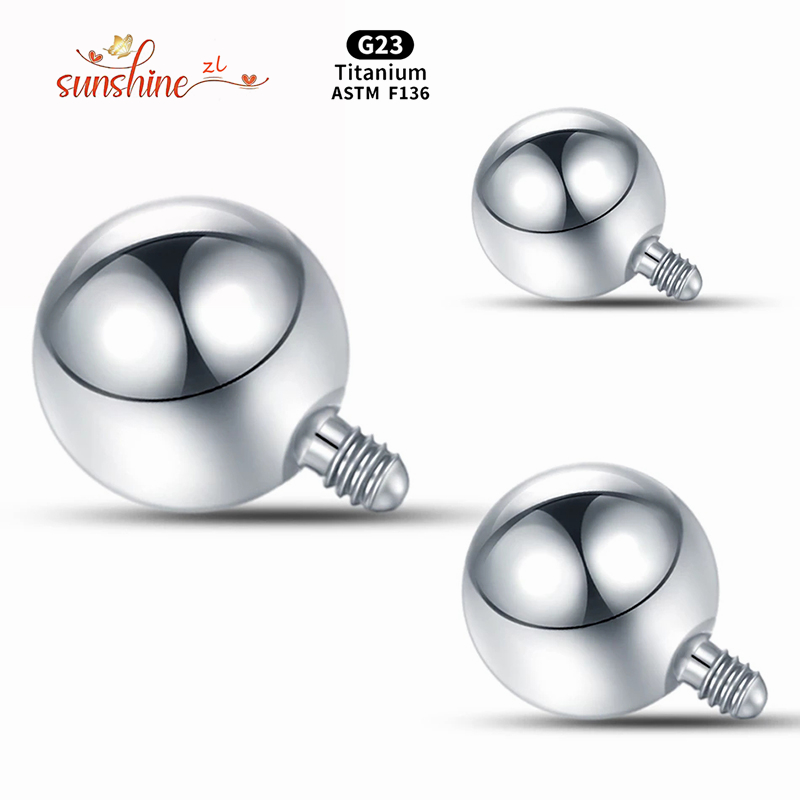 1 Uds. Bola roscada interna, b - Body Jewelry Dermal reseña y precio