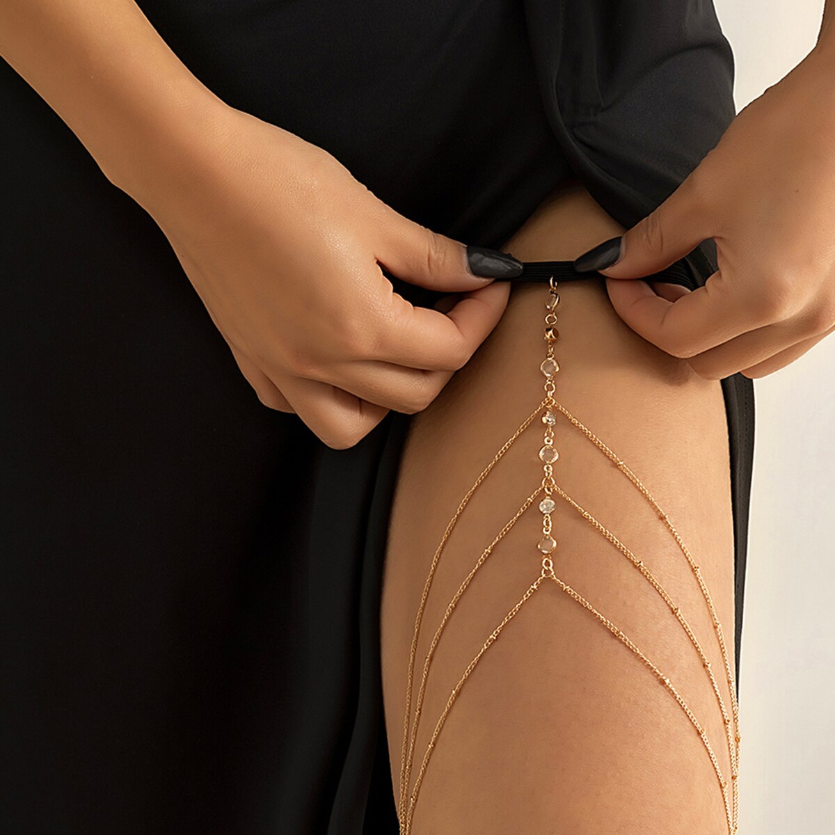 Banda elástica bohemia de cris - Body Jewelry Dress reseña y precio
