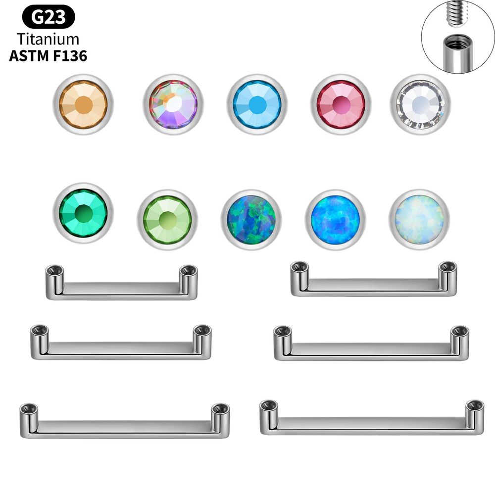 Piercing de Titanio ASTM F136  - Body Jewelry Dermal reseña y precio