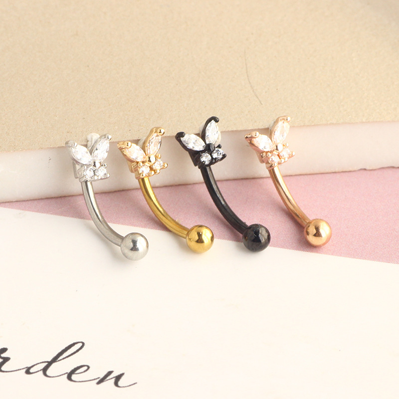 Joyas para Piercing Rook de Or - Rook Curved Barbell reseña y precio