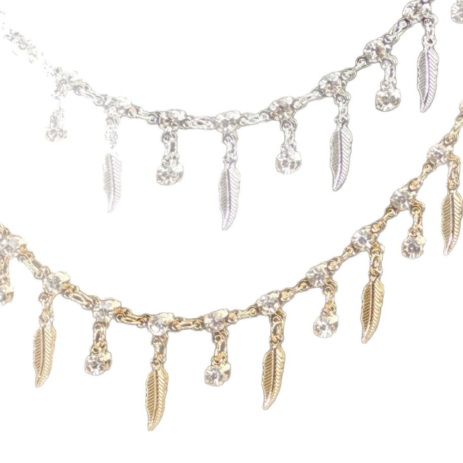 Cadena de plumas de diamante t - Body Jewelry Chains reseña y precio