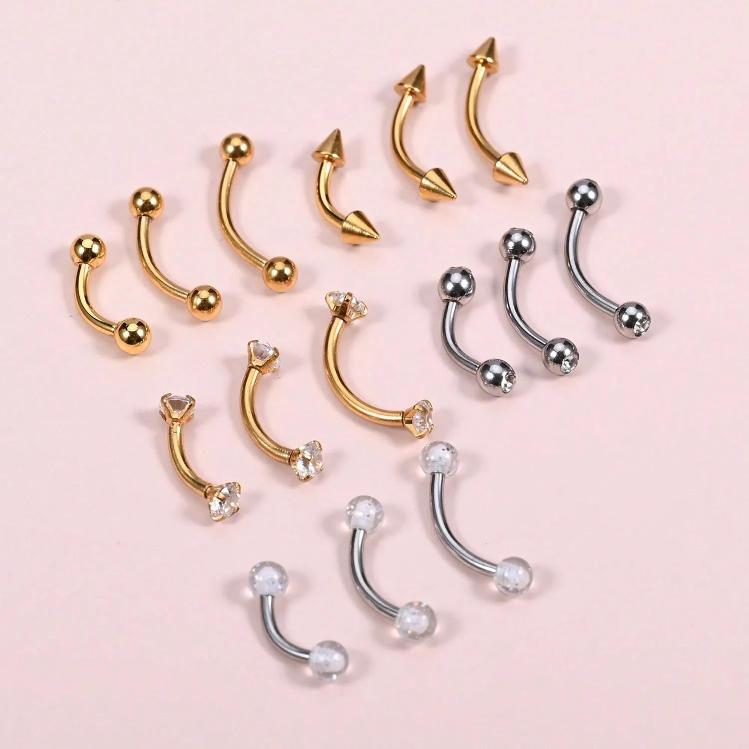 15 Piezas de Joyería para Pier - Body Jewelry Vertical Labret reseña y precio