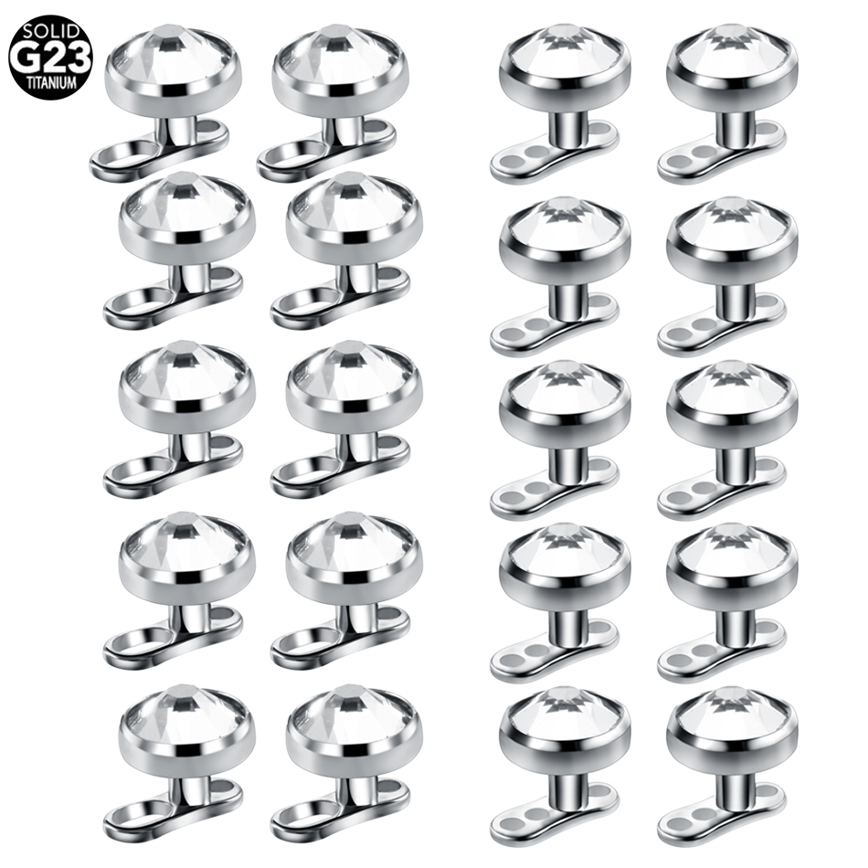 10 unids/lote de Micro Piercin - Body Jewelry Dermal reseña y precio