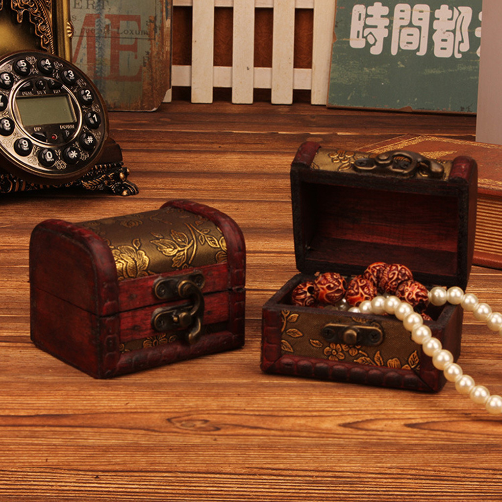 Caja de joyería de madera vint - Body Jewelry Organizer reseña y precio