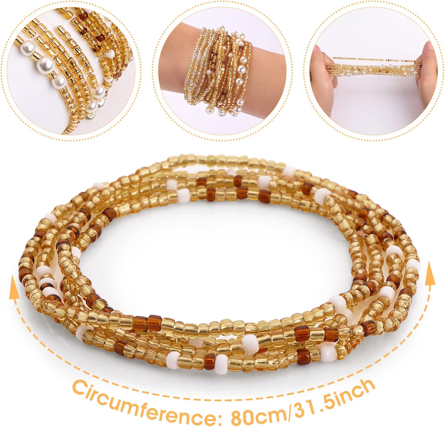 Cadenas de Cintura Elásticas A - Body Jewelry Chains reseña y precio