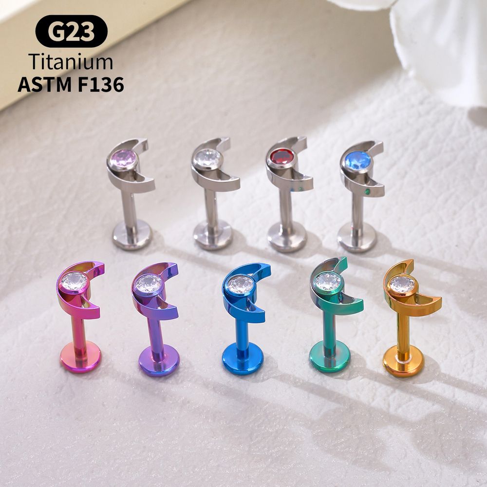Piercing Labret de Titanio G23 - Body Jewelry Vertical Labret reseña y precio