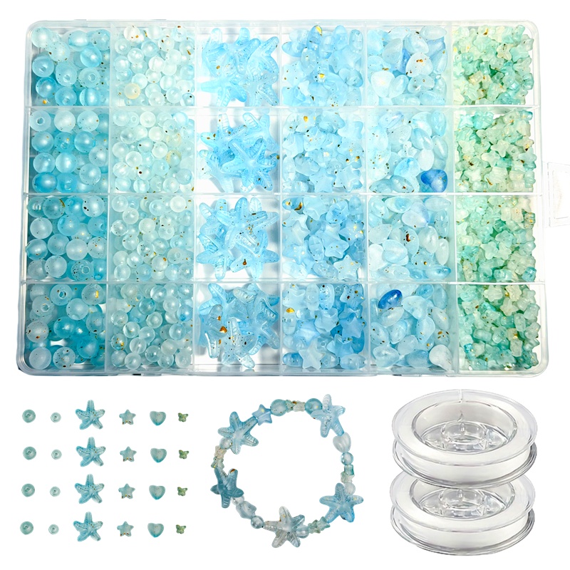 Caja de 825 piezas de cuentas  - Body Jewelry Organizer reseña y precio