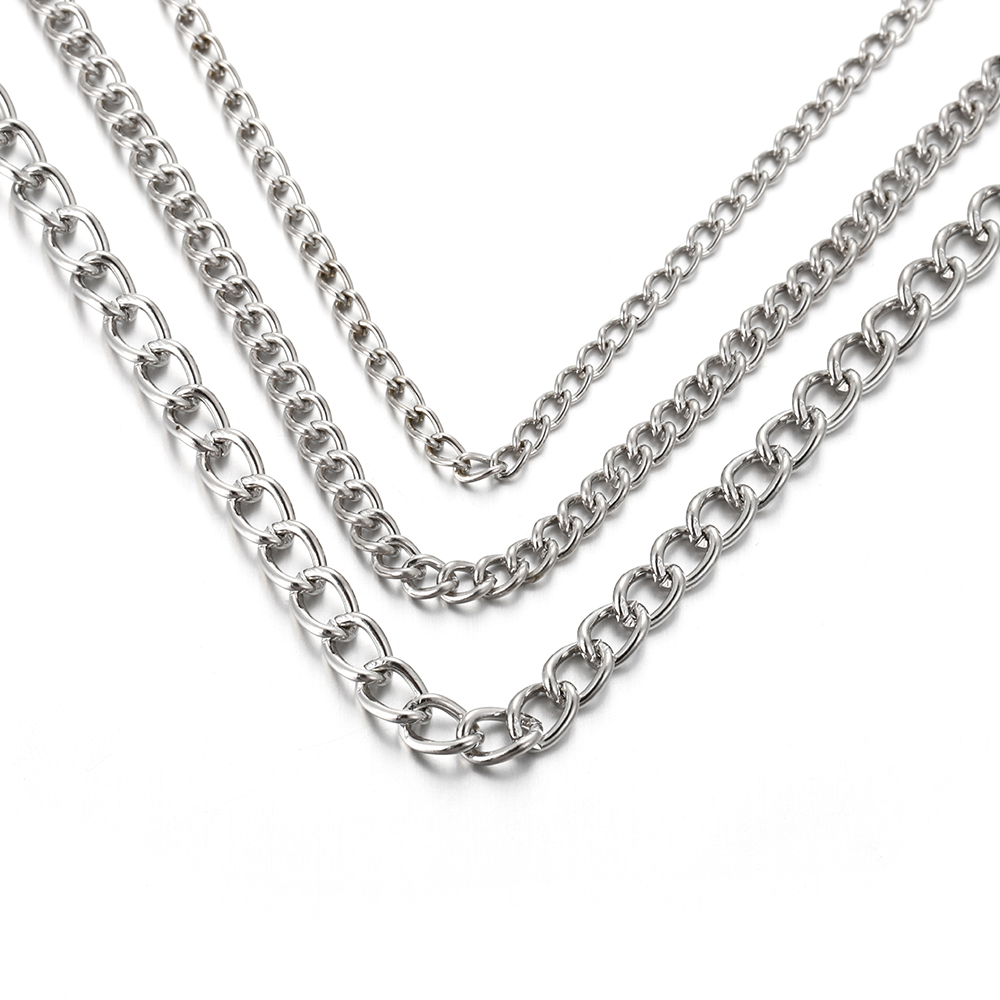 Cadena Delgada de Metal Plano  - Body Jewelry Chains reseña y precio