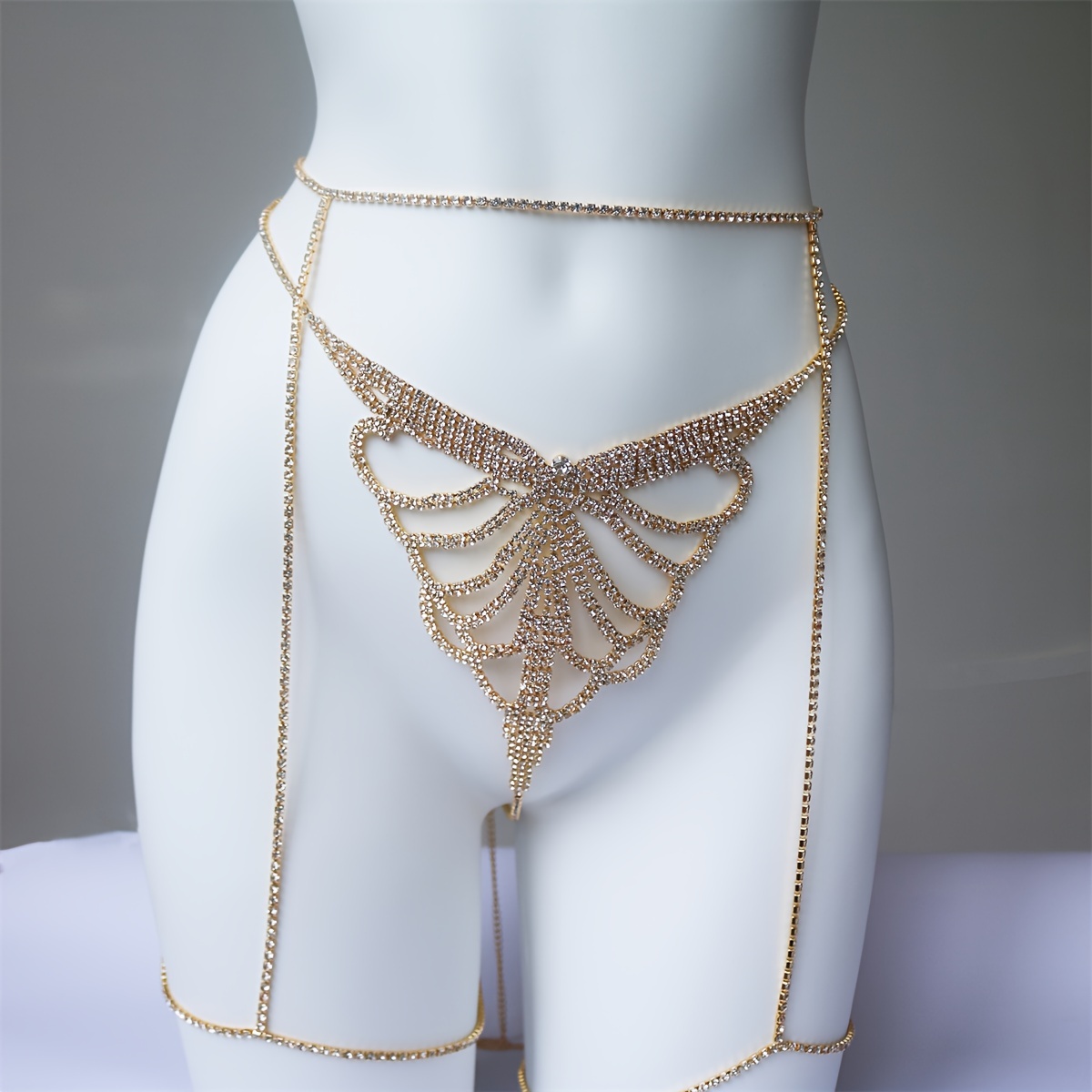 Cadena de cintura de diamantes - Body Jewelry Chains reseña y precio