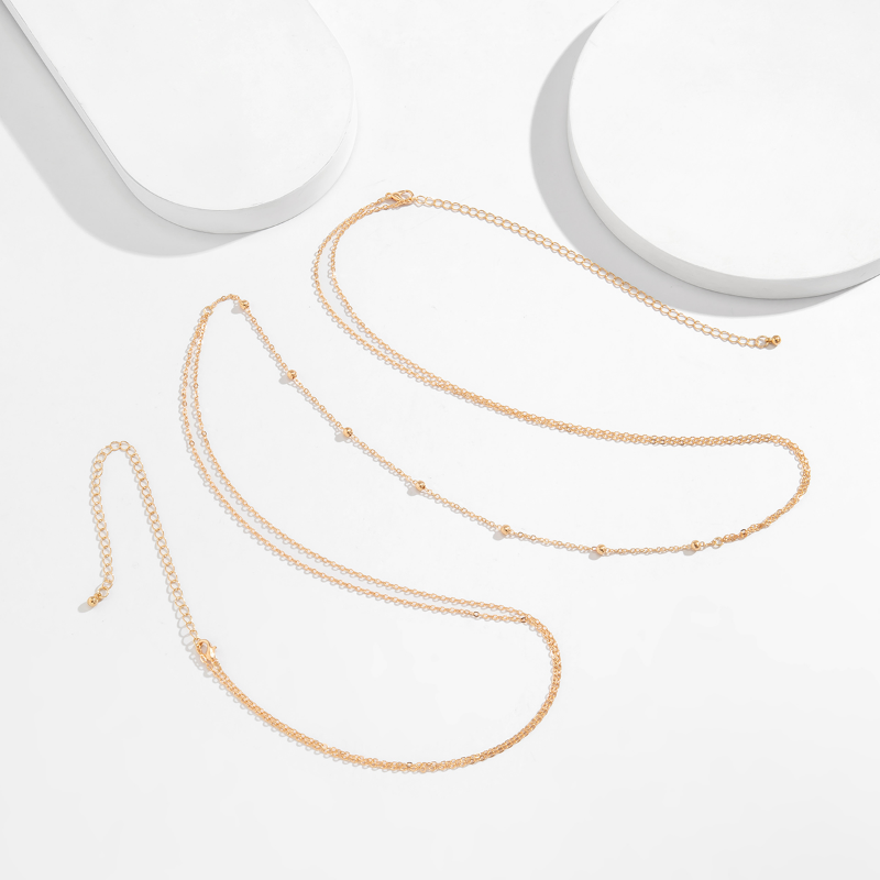 Cadena de cuerpo sencilla cruz - Body Jewelry Chains reseña y precio
