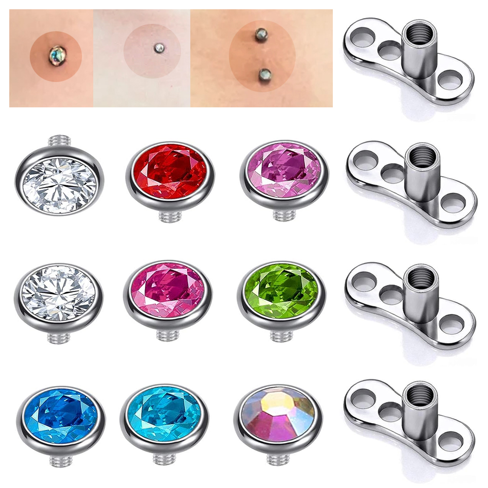 Piercing de superficie de acer - Body Jewelry Dermal reseña y precio